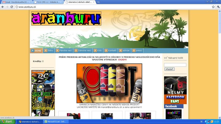 aranburu eshop z roku 2010