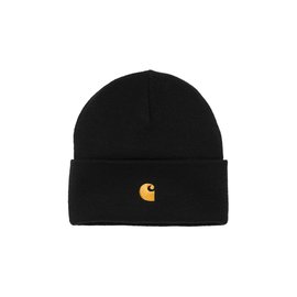 Carhartt WIP Chase Beanie Black Gold