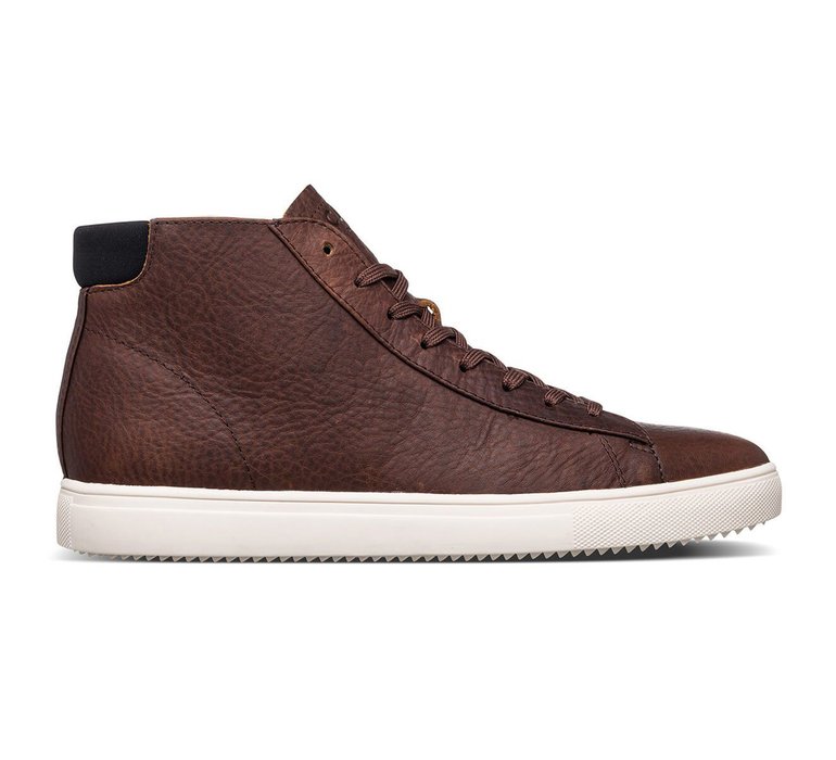 Clae Bradley Mid Cocoa Leather