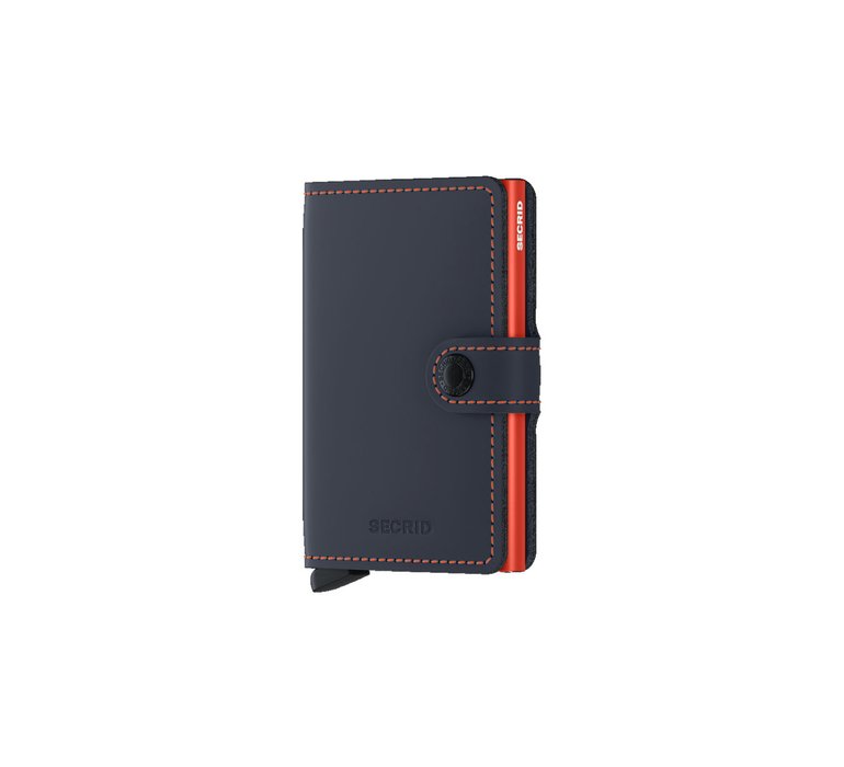 Secrid Miniwallet Matte Nightblue & Orange