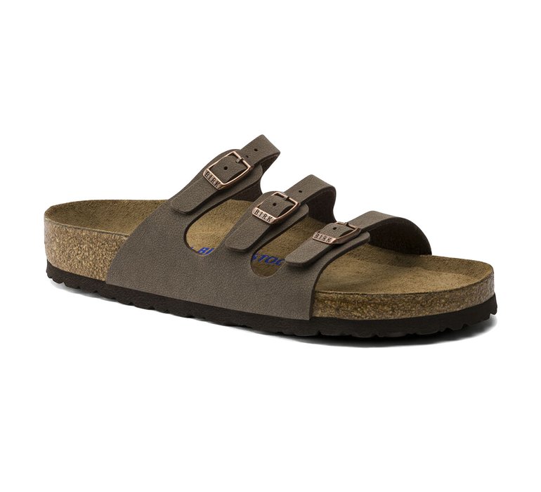 Birkenstock Florida Sofr Footbed Birko-Flor Nubuck Regular Fit