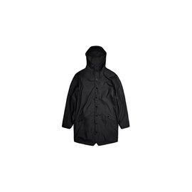 Rains Long Jacket Black