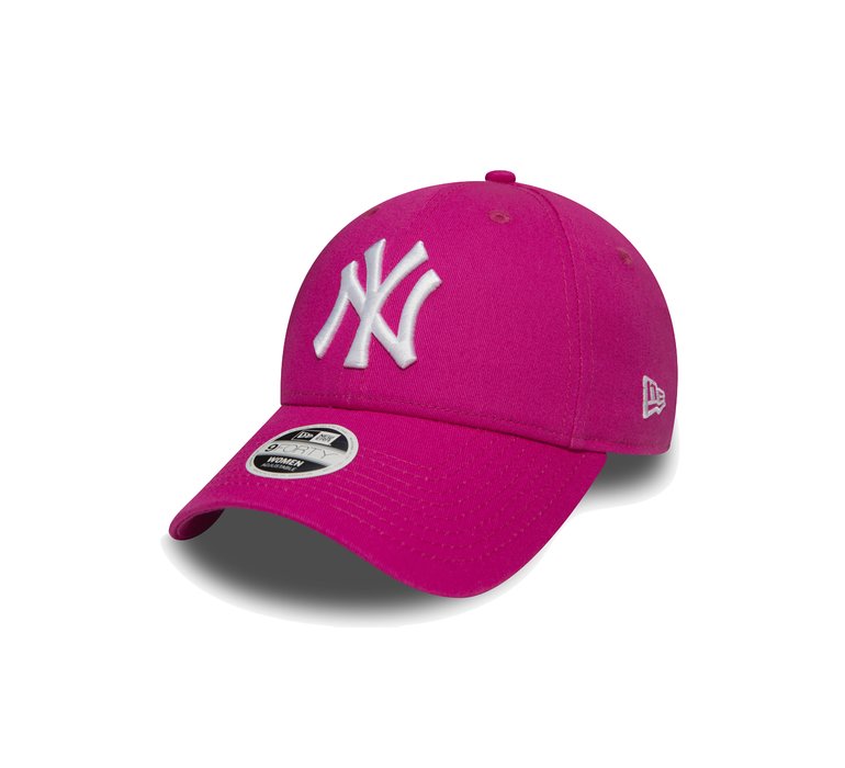 New Era Yankees Essential Womens Pink 9FORTY Cap