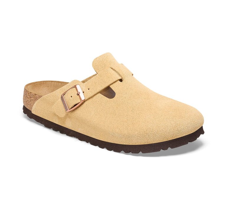 Birkenstock Boston Suede Leather Narrow fit