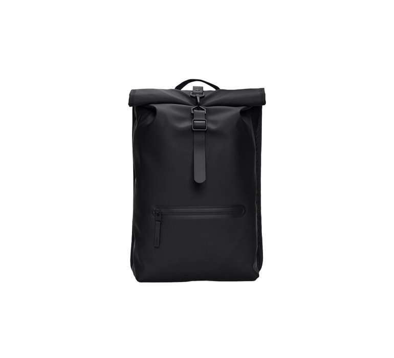 Rains Rolltop Rucksack Black