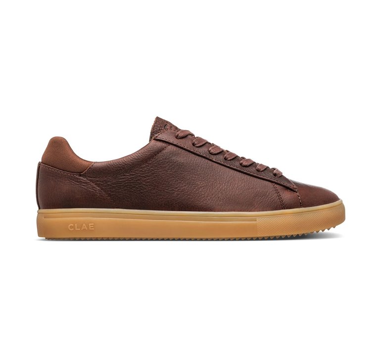 Clae Bradley Cocoa Leather Light Gum