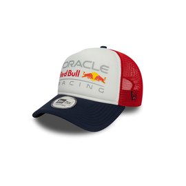 New Era Red Bull F1 Colour Block Red E-Frame Trucker Cap