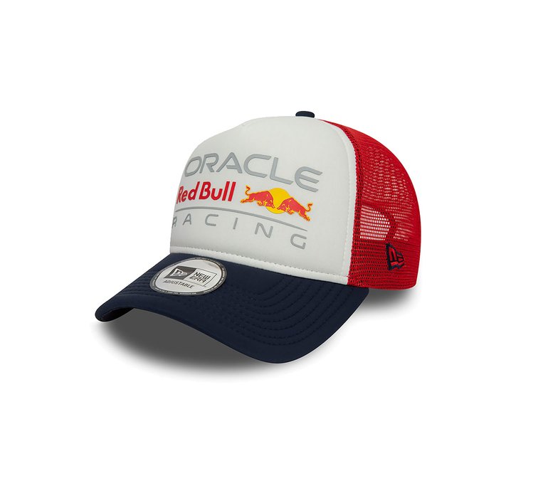 New Era Red Bull F1 Colour Block Red E-Frame Trucker Cap