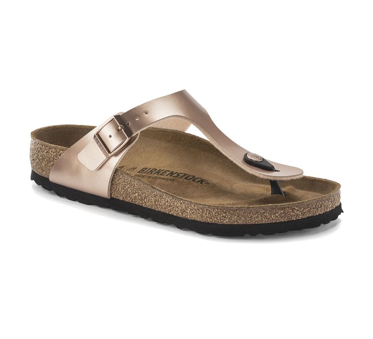 Birkenstock Gizeh BS Metallic Copper Narrow Fit