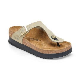 Birkenstock Gizeh PAP Flex Platform Nubuck Leather Regular Fit