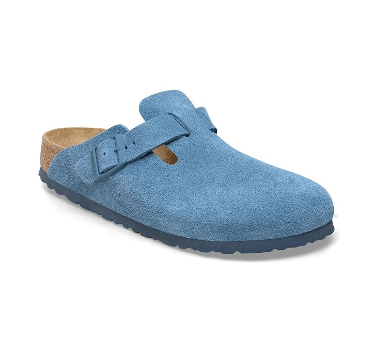 Birkenstock Boston Suede Leather Narrow Fit