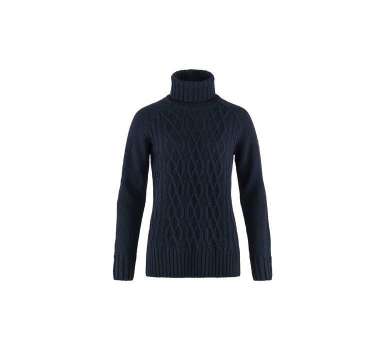 Fjällräven Övik Cable Knit Roller Neck W