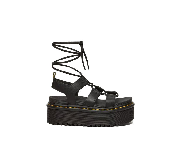 Dr. Martens Nartilla Leather Gladiator Platform Sandlas