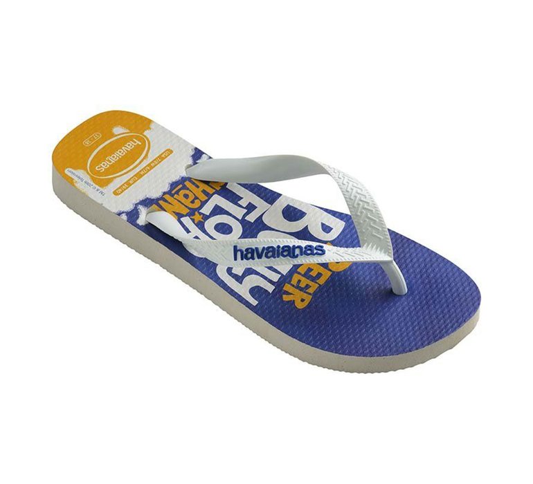 Havaianas Simpsons White Blue