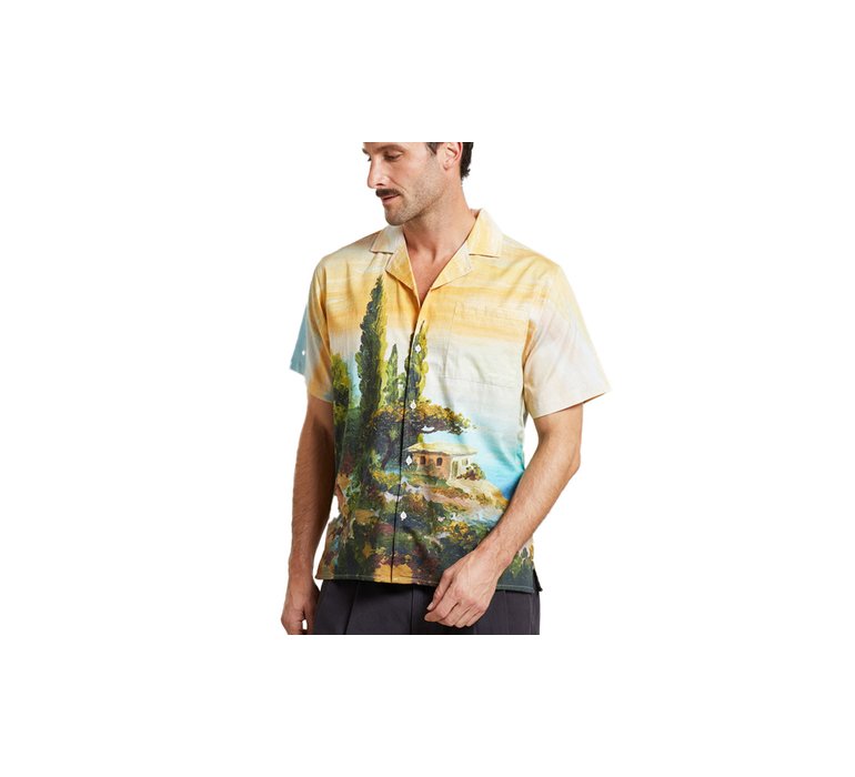 Dedicated Shirt Marstrand Oceanview Multi Color