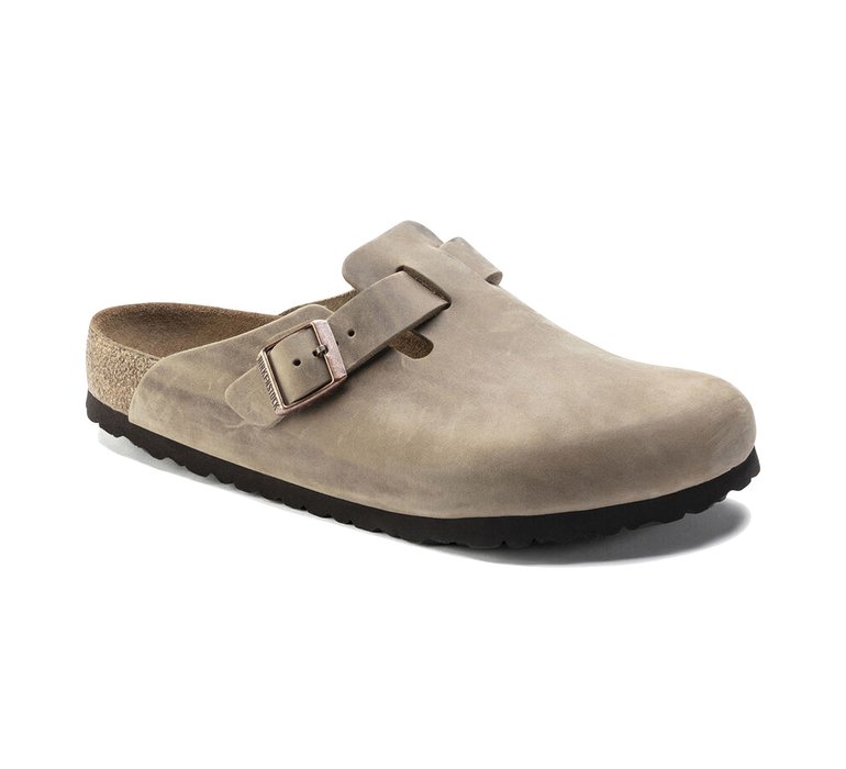 Birkenstock Boston BS Narrow Fit Tabacco Brown