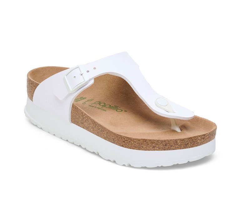 Birkenstock Gizeh Flex Platform Birko-Flor Regular Fit