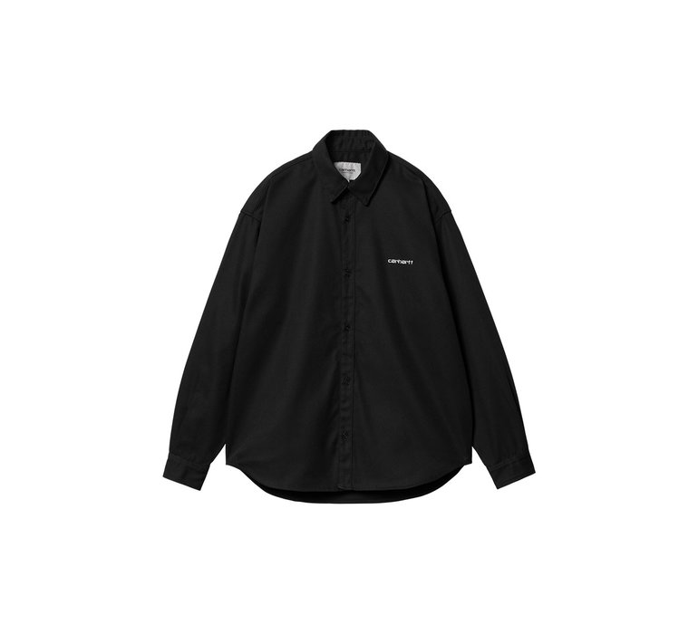 Carhartt WIP L/S Module Script Shirt/ Black