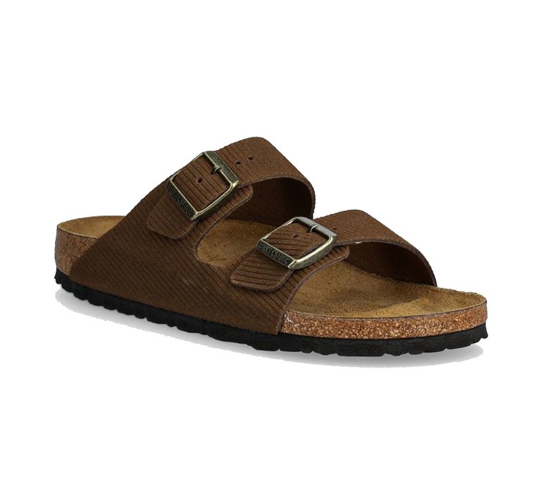 Birkenstock Arizona Suede Corduroy Narrow Fit