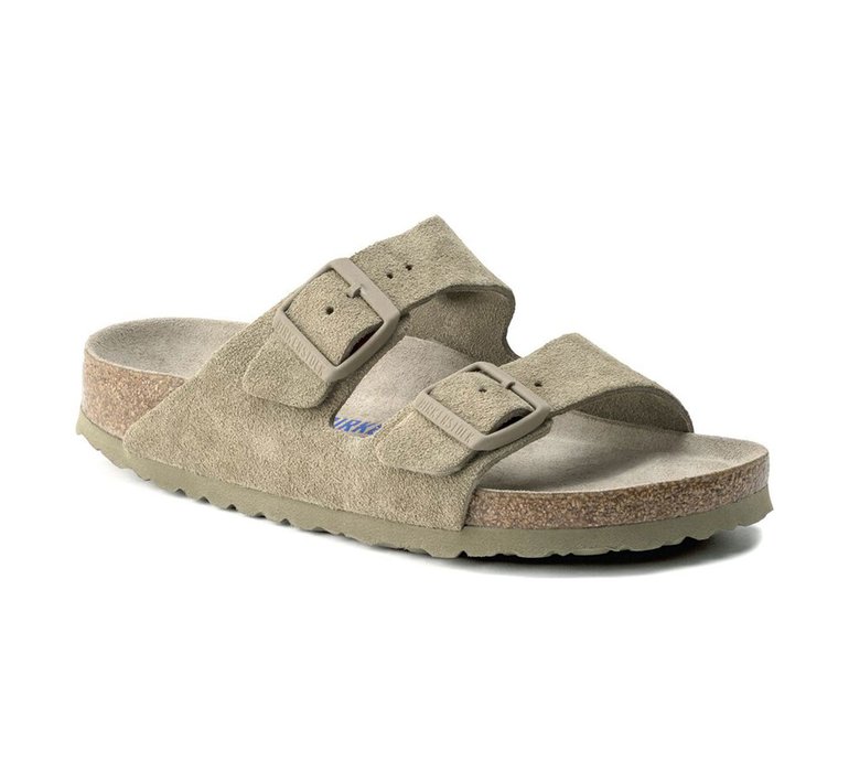 Birkenstock Arizona Soft Footbed Suede Leather Narrow Fit