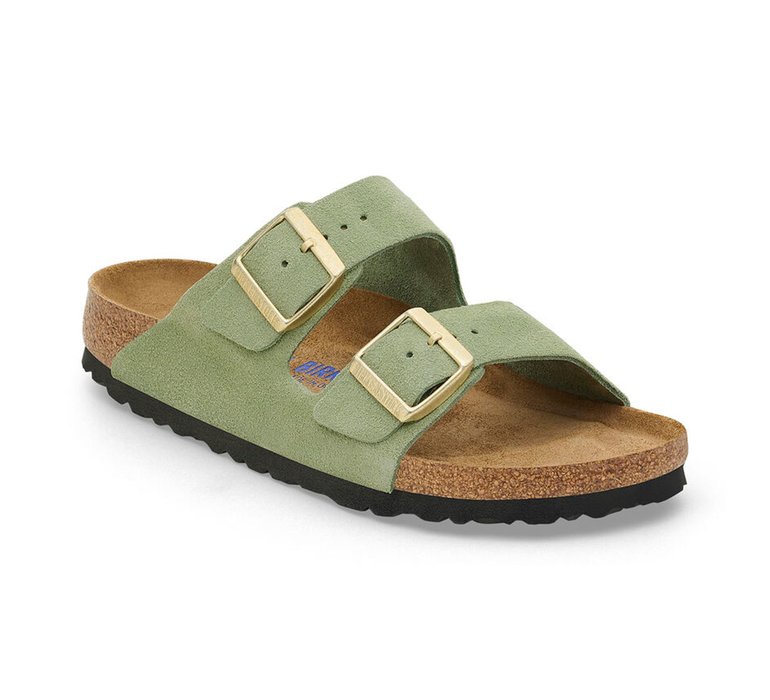 Birkenstock Arizona Soft Footbed Suede Leather Narrow Fit