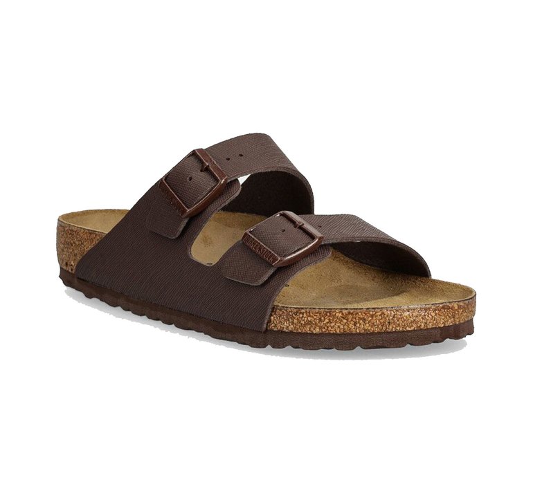 Birkenstock Arizona BF Saffiano Roast Narrow Fit