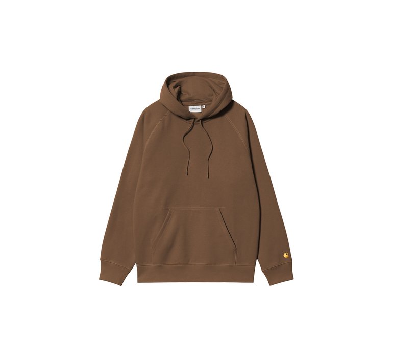 Carhartt WIP Hooded Chase Sweat Chocolate