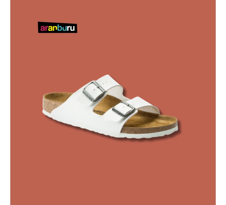 Birkenstock Arizona Birko-Flor White Narrow Fit