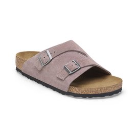 Birkenstock Zürich Suede Leather Faded Purple Regular Fit