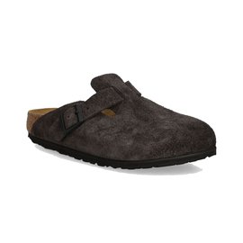 Birkenstock Boston LEVE Velvet Grey Narrow Fit