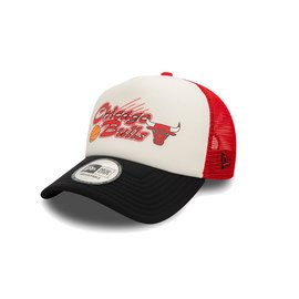 New Era Chicago Bulls NBA Graphic Red 9FORTY E-Frame Adjustable Trucker Cap