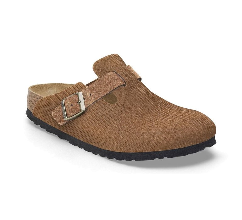 Birkenstock Boston Suede Embossed Narrow Fit