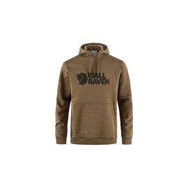 Fjällräven Logo Hoodie M Wood Brown