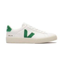 Veja CAMPO CHROMEFREE LEATHER EX WHITE EMERAUDE