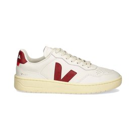 Veja V-90 Leather Ext White Marsala