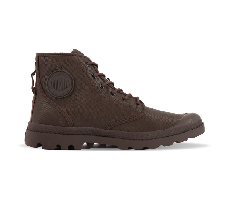 Palladium Pampa Hi Coated Dark Cocoa