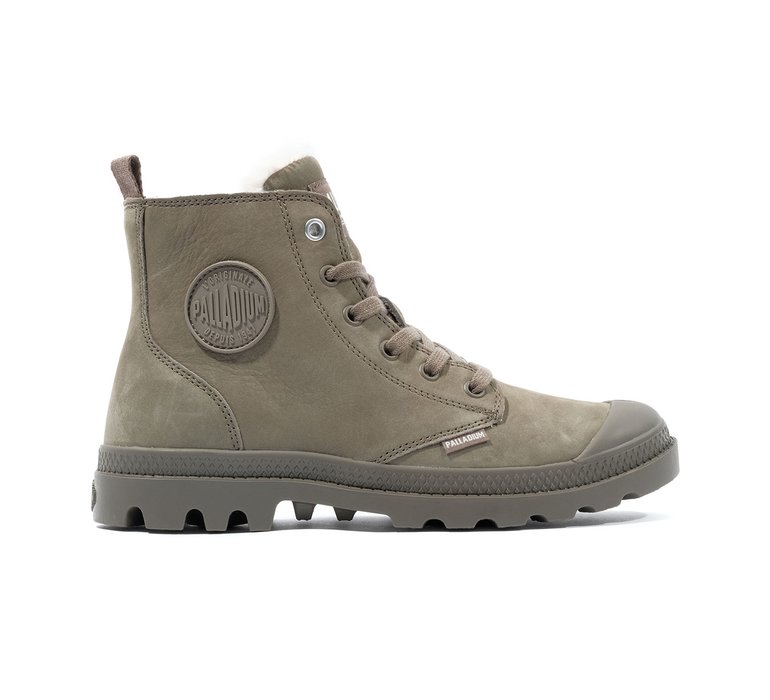 Palladium Pampa Hi Zip WL Dusky Green