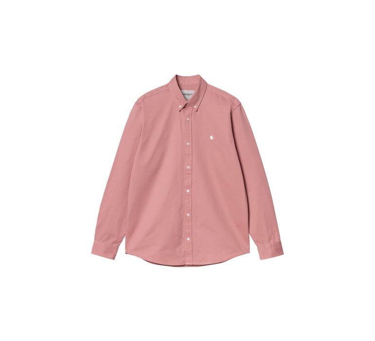 Carhartt WIP L/S Madison Cord Shirt Dusty Rose