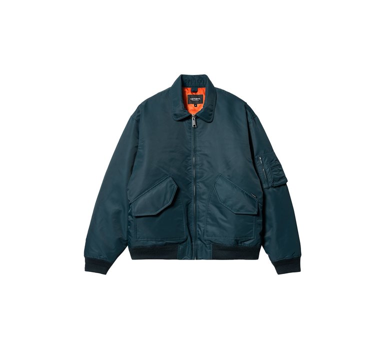 Carhartt WIP Olten bomber Duck Blue