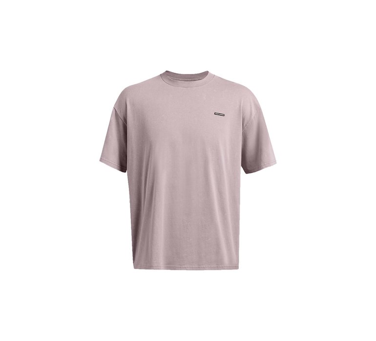 Under Armour M Icon Heavyweight Oversized Logo Wash Short Sleeve