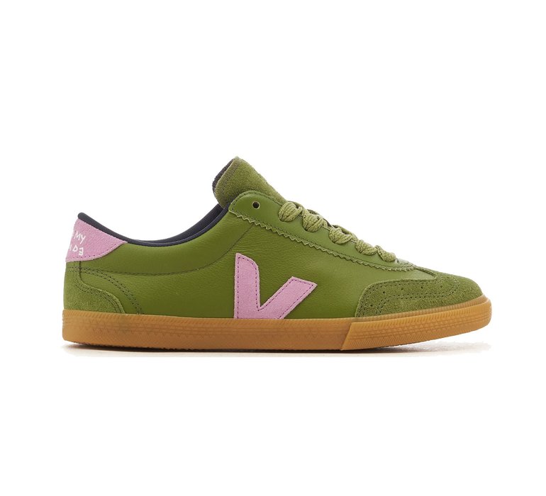 Veja Volley Leather X Make My Lemonade Kiwi Orchid