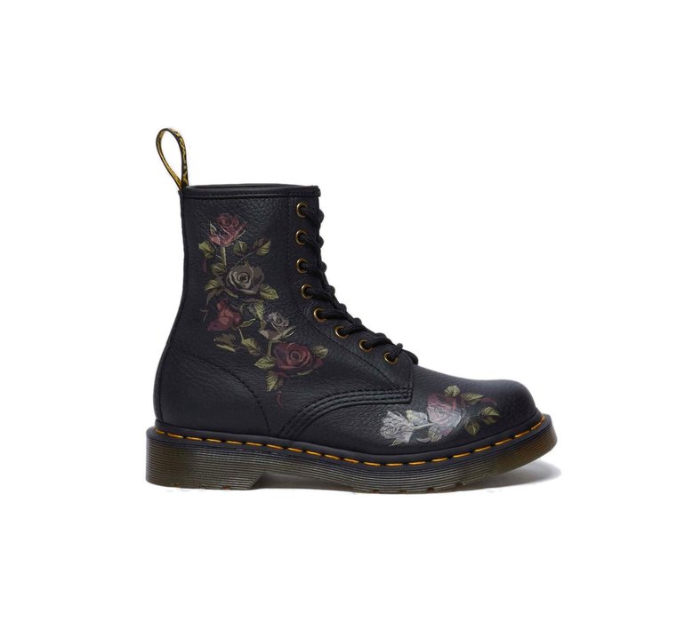 Dr. Martens 1460 Decayed Roses Lace Up Boots