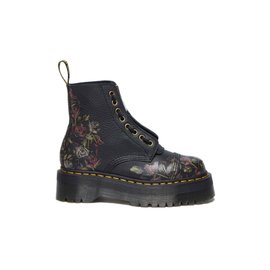 Dr. Martens Sinclair Decayed Roses Leather Platform Boots