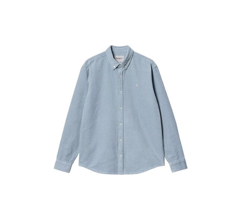 Carhartt WIP L/S Madison Cord Shirt Dusty Ice