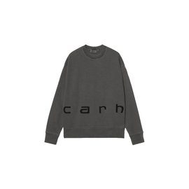 Carhartt WIP Felt Script Sweat Black