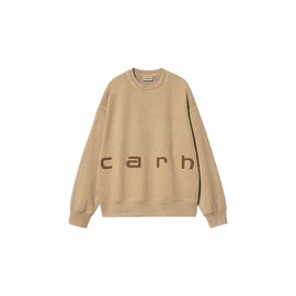 Carhartt WIP Felt Script Sweat Peanut