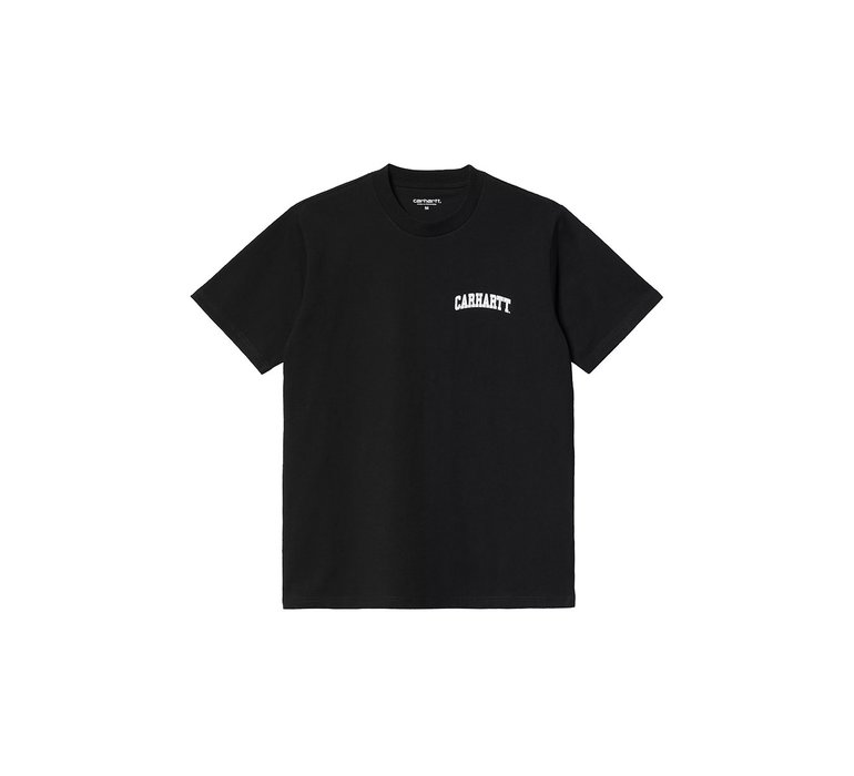 Carhartt WIP S/S University Script T-Shirt Black White