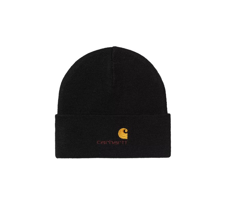 Carhartt WIP American Script Beanie Black