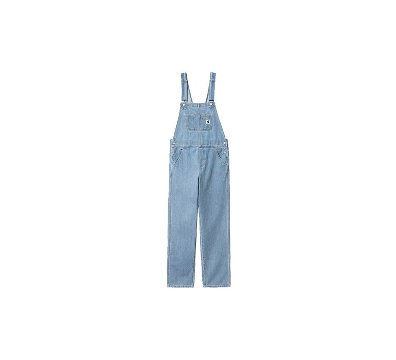 Carhartt WIP W' Bib Overall Straight Blue Stone bleached