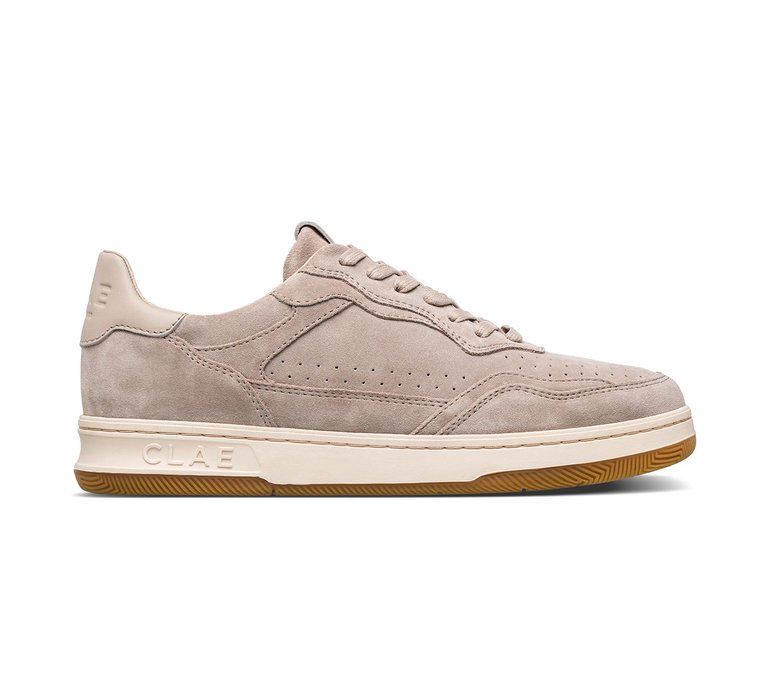 Clae Haywood Feather Grey Suede